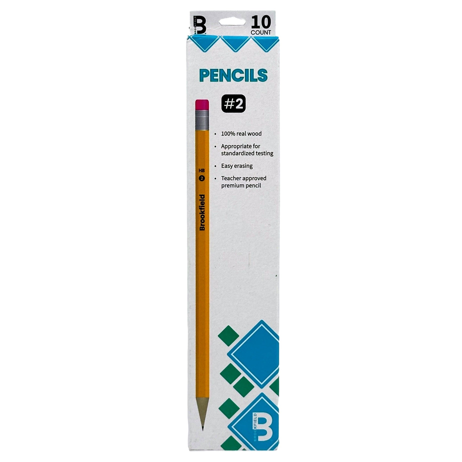 Package of Brookfield #2 pencils.